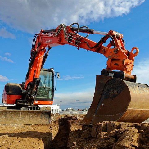 Crane On Work